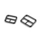 Metallschnalle/gürtelschnalle lackiert, durchzug 20; 25 mm - Schwarz lackiert (10 Stücke) Metallschnalle/gürtelschnalle lackiert, durchzug 20; 25 mm - Schwarz lackiert (10 Stücke)