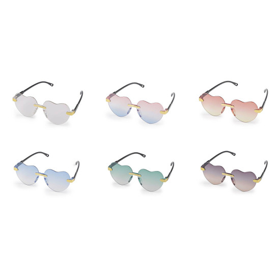 Gafas infantiles de fiesta/carnaval, corazón - Transparente (1 Pieza) Gafas infantiles de fiesta/carnaval, corazón - Transparente (1 Pieza)