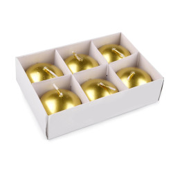 Floating candles ø4.5 cm - Gold light (6 Pieces)