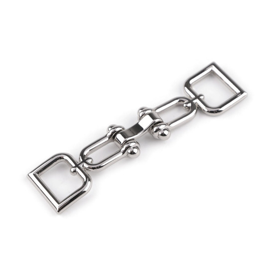 Decorative fastening, fits 15 mm strap - Gold classic (1 Pair)