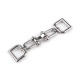 Decorative fastening, fits 15 mm strap - Gold classic (1 Pair)