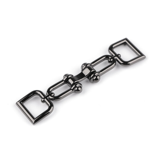 Decorative fastening, fits 15 mm strap - Gold classic (1 Pair)
