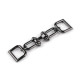 Decorative fastening, fits 15 mm strap - Gold classic (1 Pair)