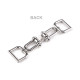 Decorative fastening, fits 15 mm strap - Gold classic (1 Pair)