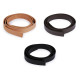 Leather strap / bag handle - unfinished product, width 20 mm - Brown (3 Pieces) Leather strap / bag handle - unfinished product, width 20 mm - Brown (3 Pieces)