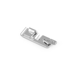 Metall-säumerfuß für overlock, geradstich - Nickel (1 Stück)