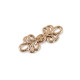 Decorative filigree fastening - Nickel (1 Pair)