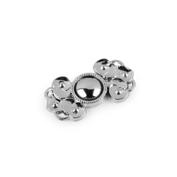 Decorative clasp / fastening 15x28 mm - Nickel (1 Pair)