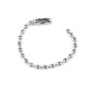 Ball chain 8 cm loop - Nickel (50 Pieces) Ball chain 8 cm loop - Nickel (50 Pieces)