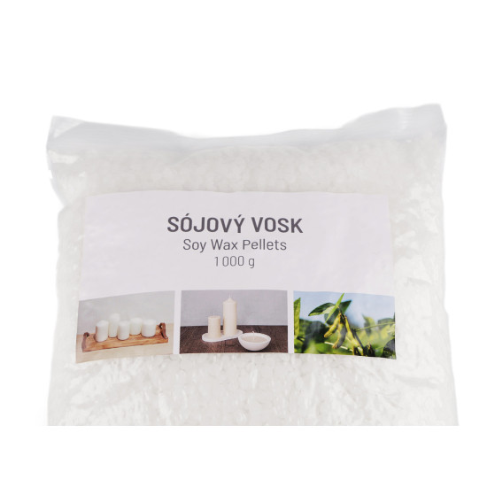 Cire de soja - pastilles pour fabrication de bougies, 1000 g - Blanc naturel (3 Sachets) Cire de soja - pastilles pour fabrication de bougies, 1000 g - Blanc naturel (3 Sachets)