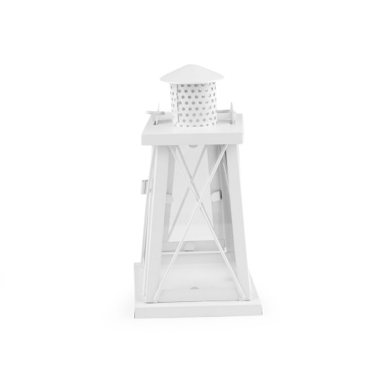 Metal lantern - White (2 Pieces)