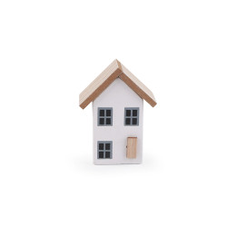 Domek drewniany - White (1 Sztuka)