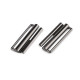 Klamra metalowa otwór do przewlekania 38 mm - Czarny nikiel (10 Pary) Klamra metalowa otwór do przewlekania 38 mm - Czarny nikiel (10 Pary)