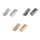 Klamra metalowa otwór do przewlekania 38 mm - Czarny nikiel (10 Pary) Klamra metalowa otwór do przewlekania 38 mm - Czarny nikiel (10 Pary)