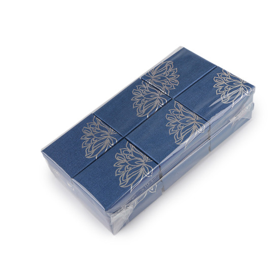Pudełeczko dekoracyjne 6,5x9 cm - Niebieski (12 Sztuki) Pudełeczko dekoracyjne 6,5x9 cm - Niebieski (12 Sztuki)