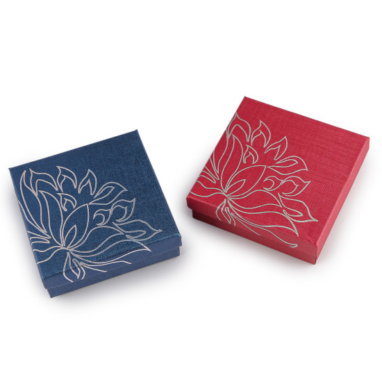 Pudełeczko dekoracyjne 9x9 cm - Jasnyczerwony (12 Sztuki) Pudełeczko dekoracyjne 9x9 cm - Jasnyczerwony (12 Sztuki)