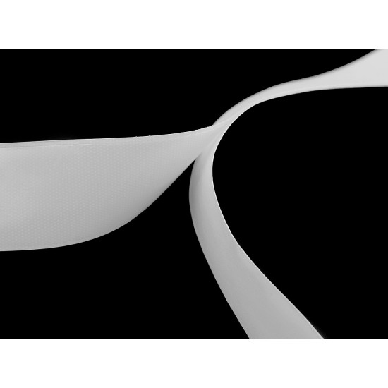 Taśma rzep niskoprofilowa samoprzylepna szerokość 20 mm haczyk - White (50 Metry) Taśma rzep niskoprofilowa samoprzylepna szerokość 20 mm haczyk - White (50 Metry)
